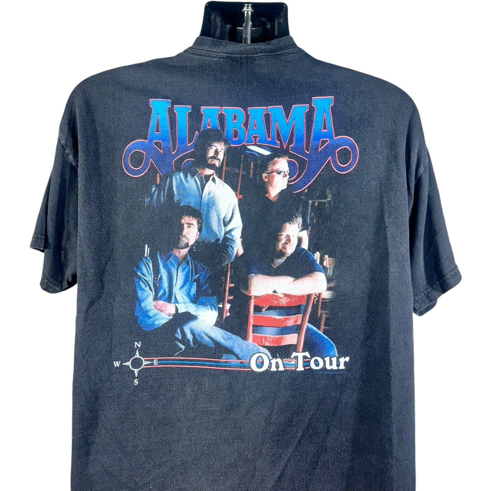 Vintage Alabama On Tour Myrtle Beach Band Tee