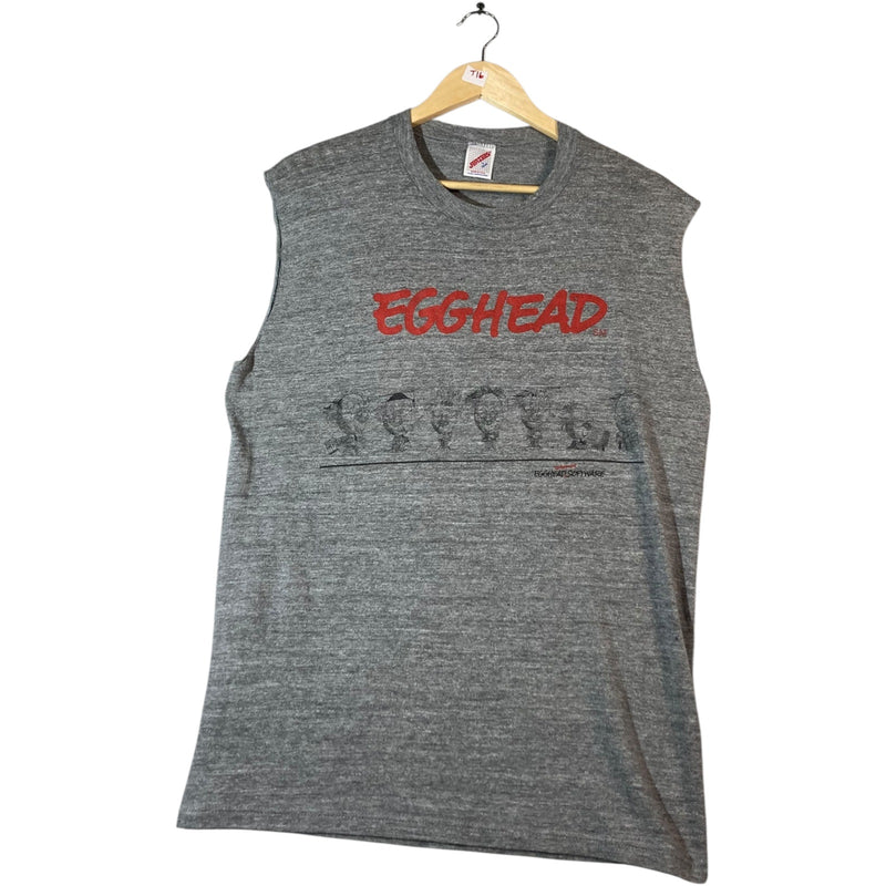 Vintage Egghead Muscle Sleeves Tank Top