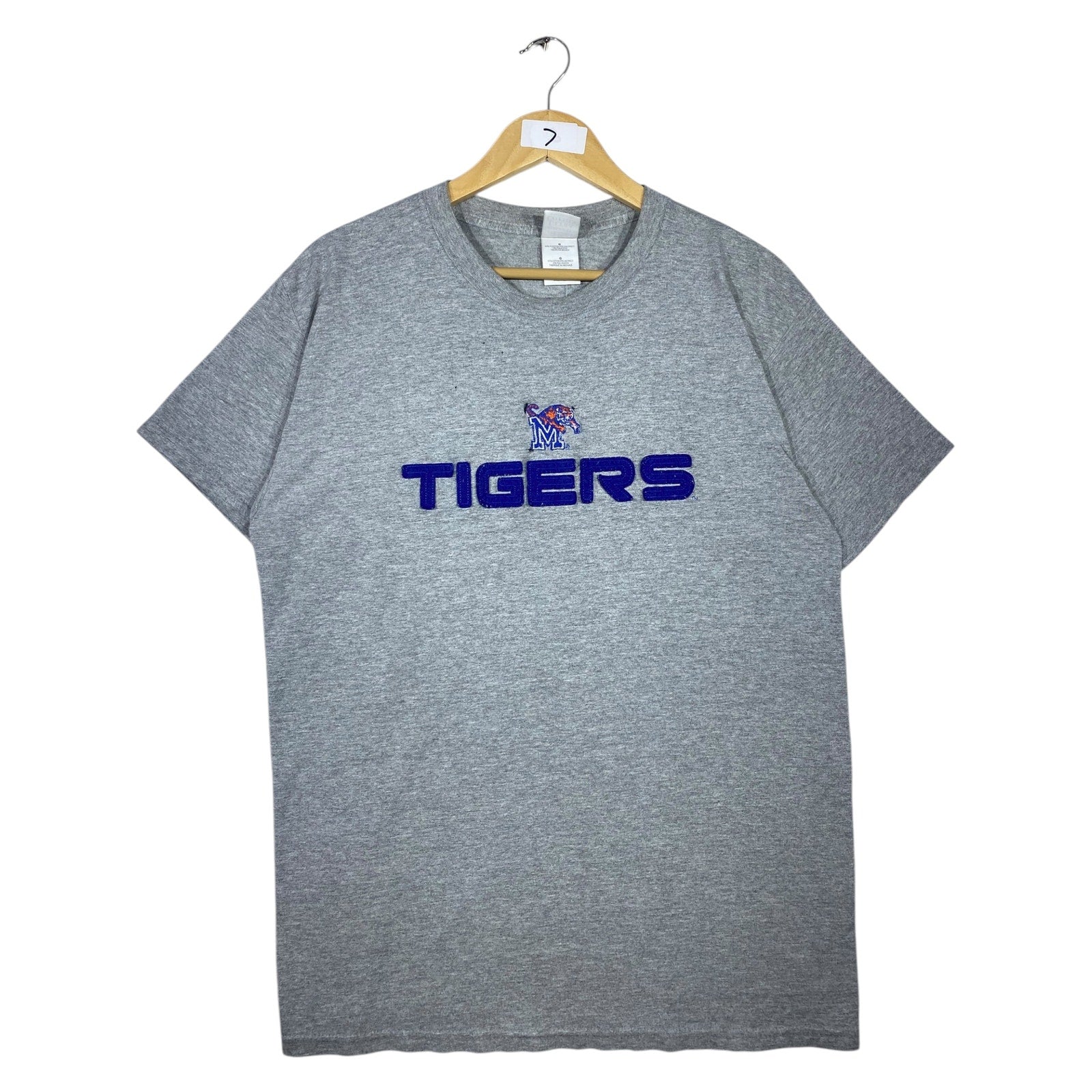 Vintage Memphis Tigers Embroidered Logo T-Shirt