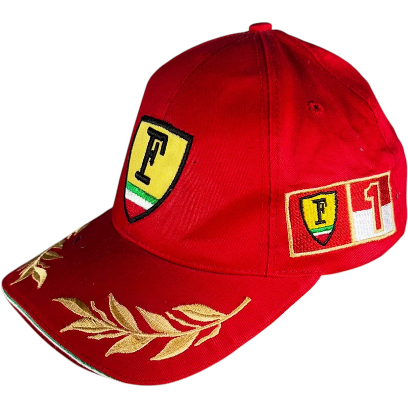 Vintage Formula 1 Ferarri Velcro Strapback Hat