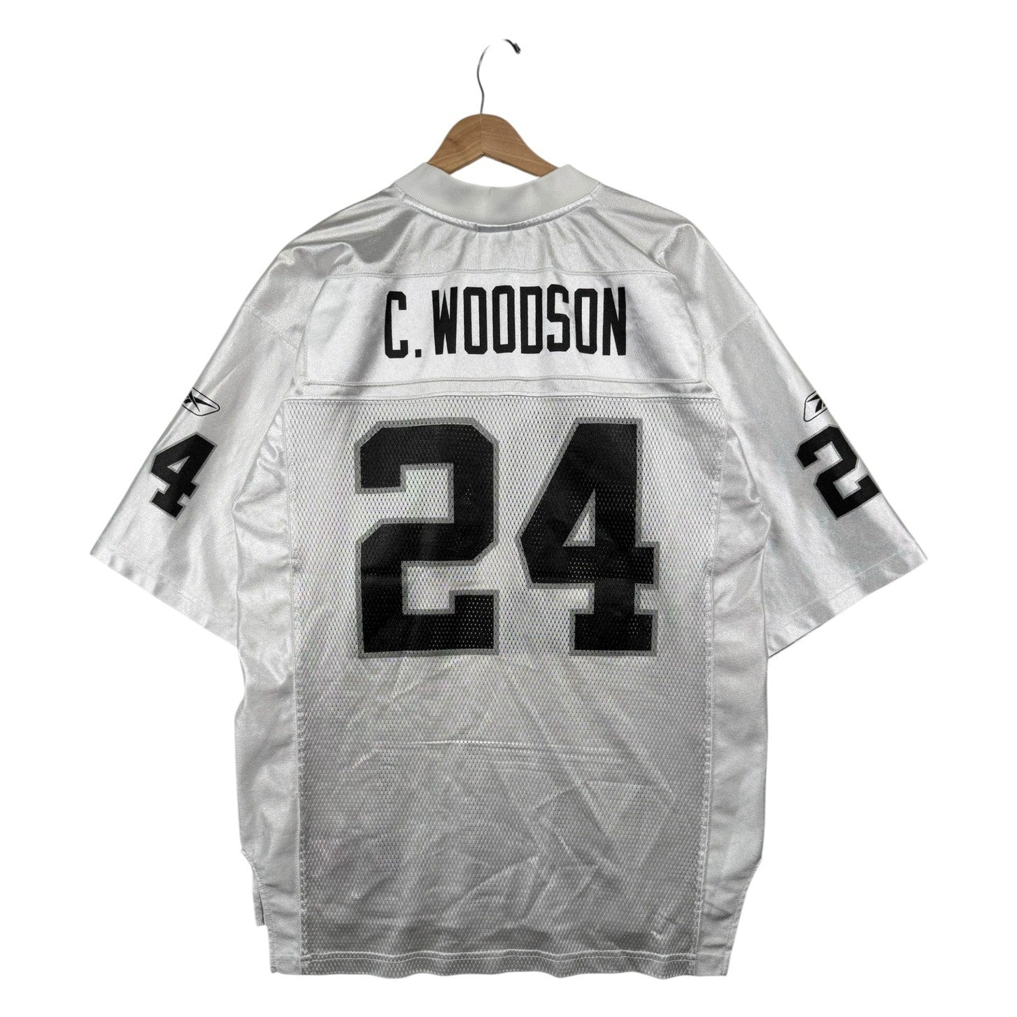 Vintage Oakland Raiders Charles Woodson #24 NFL Jersey