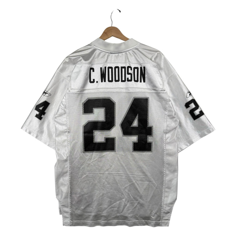 Vintage Oakland Raiders Charles Woodson #24 NFL Jersey
