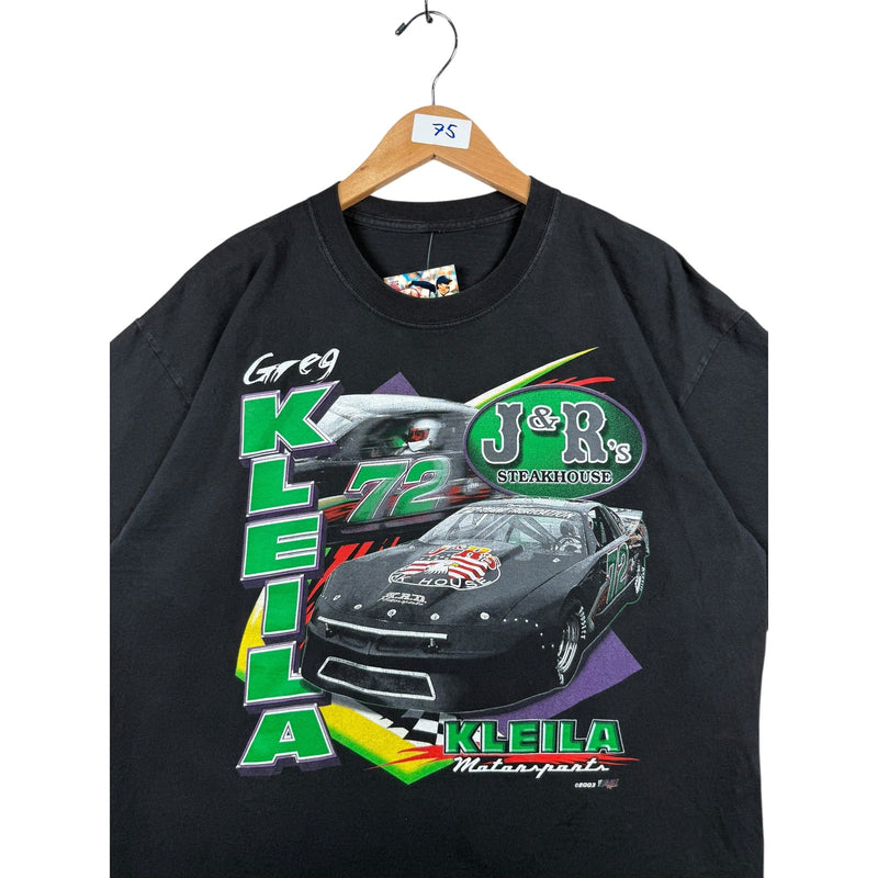Vintage NASCAR Greg Kleila Motorsports J&R's Steakhouse T-Shirt