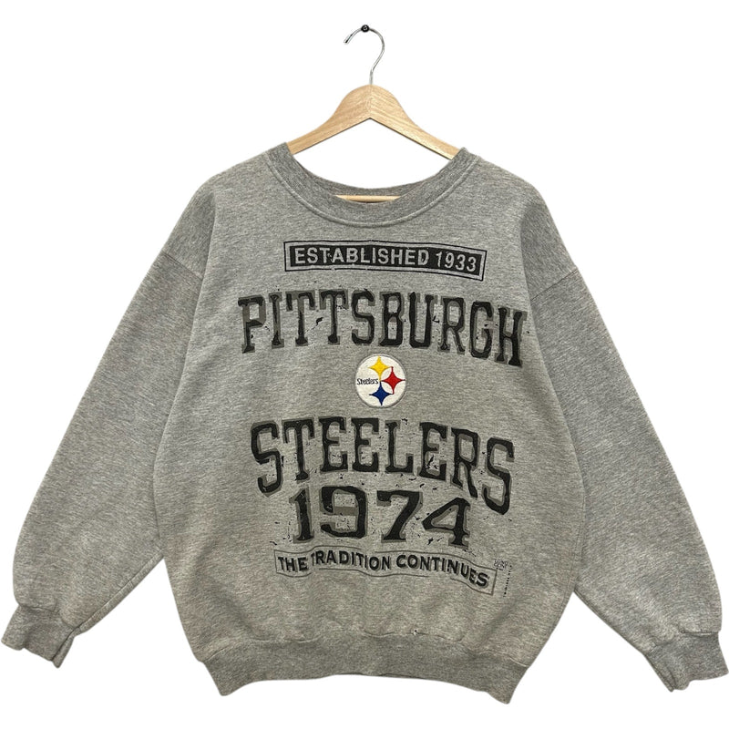 Vintage Pittsburgh Steelers "The Steel Curtain" NFL Crewneck 90s