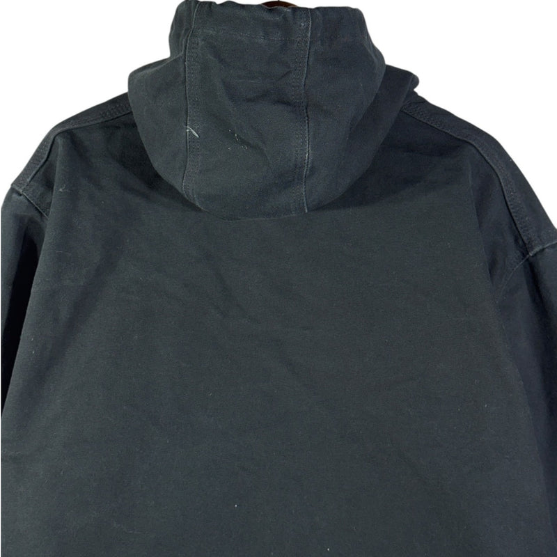 Vintage Carhartt Canvas Hooded Full Zip Workwear Jacket