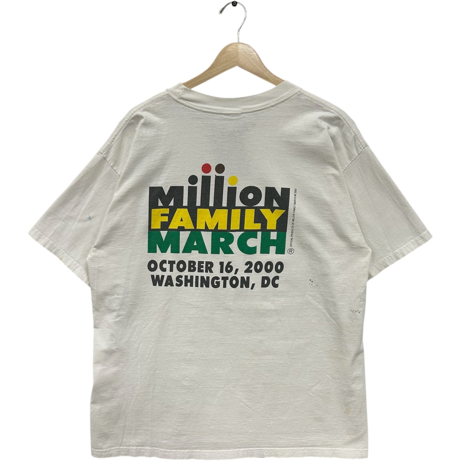 Vintage Million Family March Double Sided Spellout Promo Tee