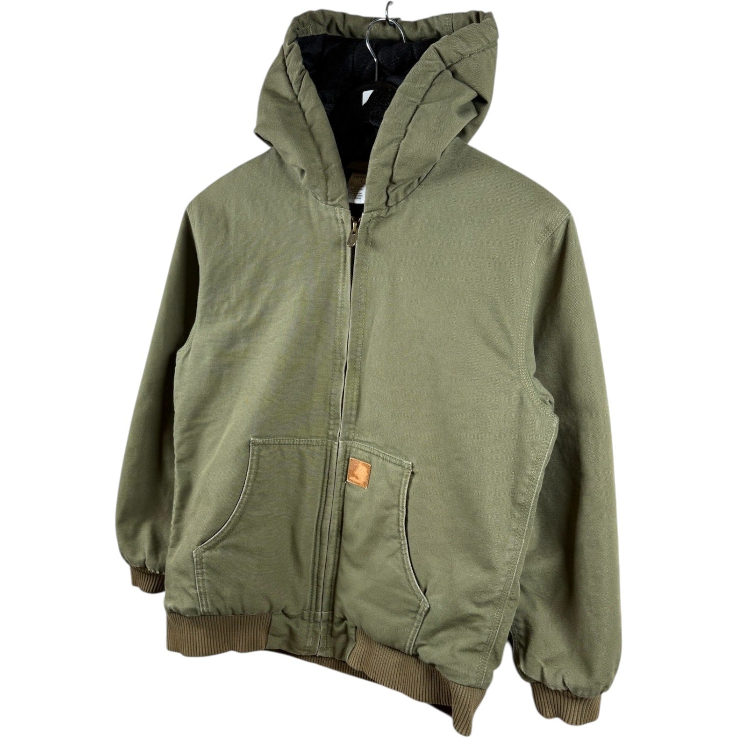 Vintage Carhartt Quilted Full Zip Hooded Workwear Jacket