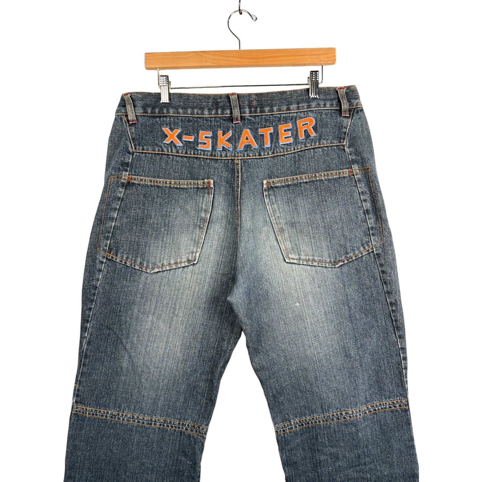 Vintage Kosmo Moda X-Skater Straight Leg Denim Jeans 36
