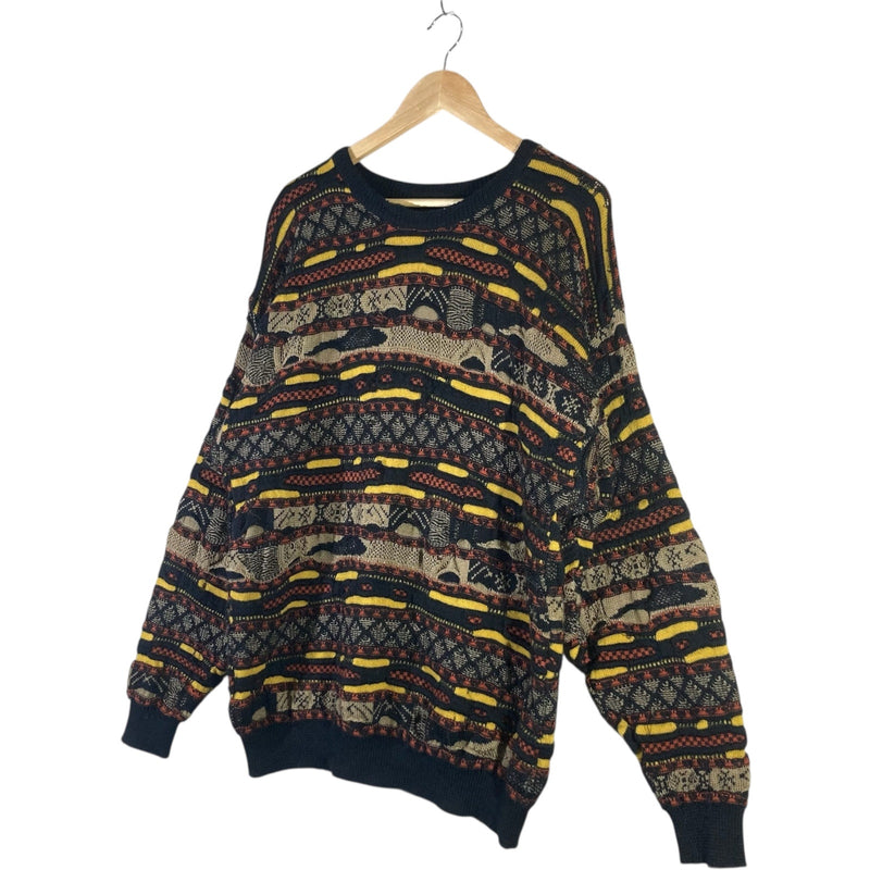 Vintage Coogi Style Horizontal Knit