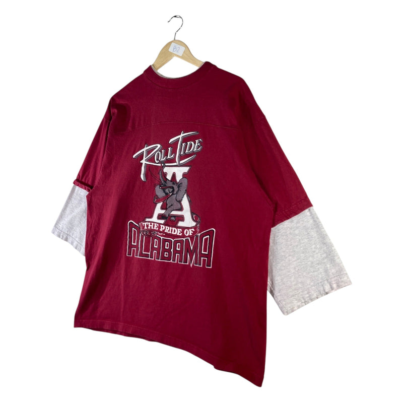 Vintage Roll Tide The Pride Of Alabama 3/4 Sleeve T-Shirt