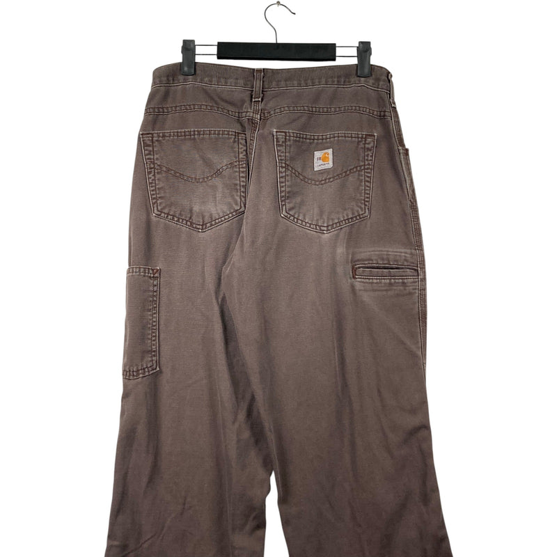Vintage Carhartt Flame Resistant Canvas Carpenter Pants 31x32