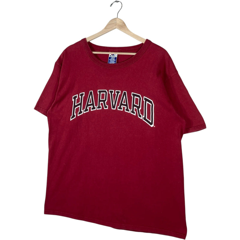 Vintage Harvard University Arch Logo Spellout Crewneck
