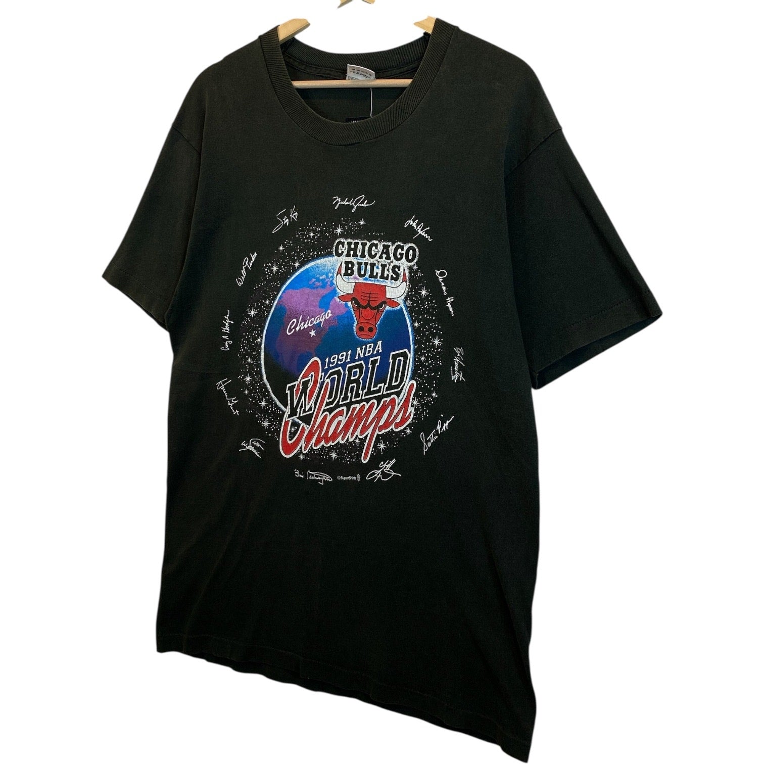 Vintage Chicago Bulls World Champ 1991 NBA T-Shirt
