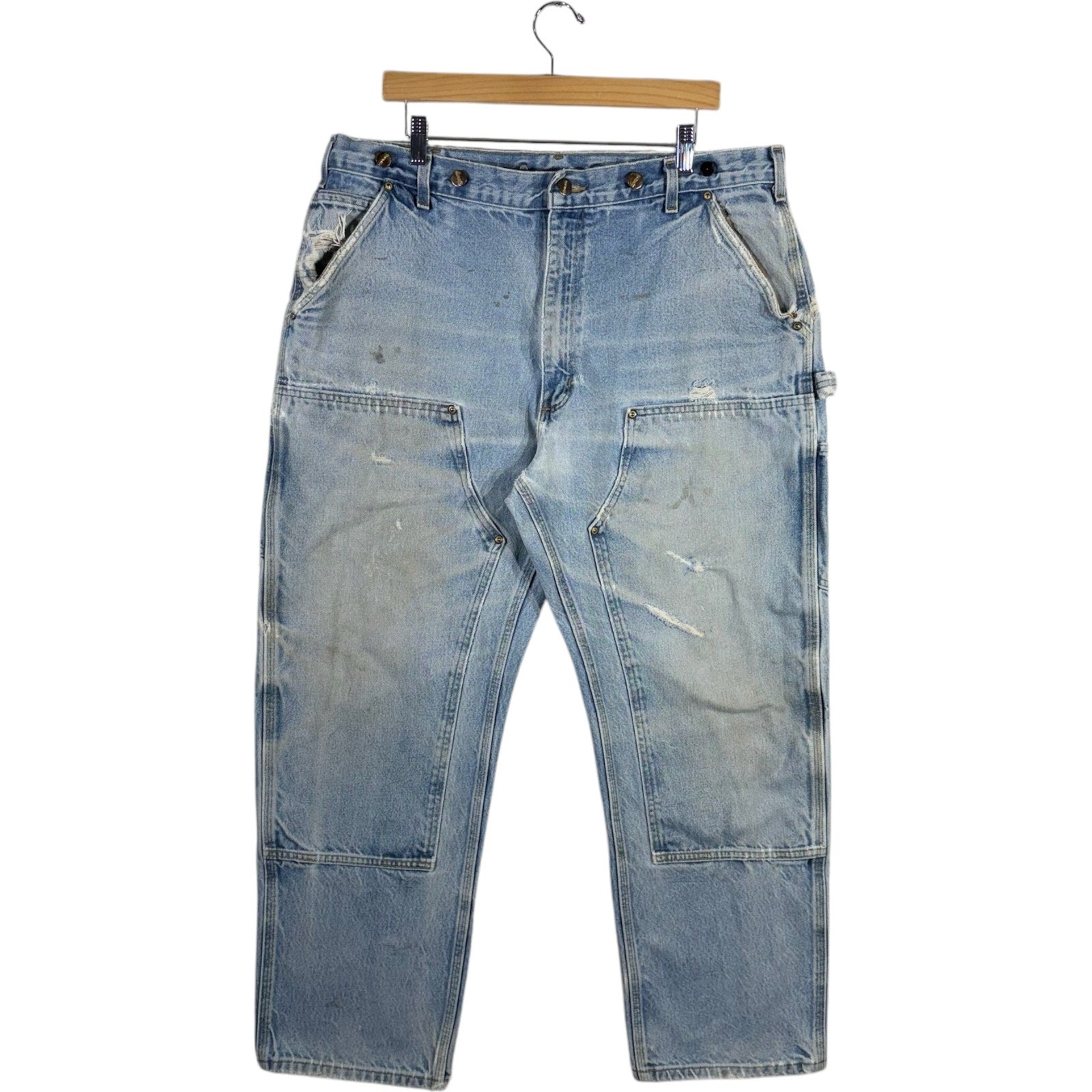 Vintage Carhartt Denim Double Knee Carpenter Pants
