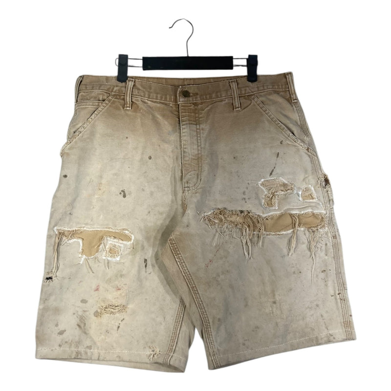 Vintage Carhartt Distressed Shorts Denim Shorts 34