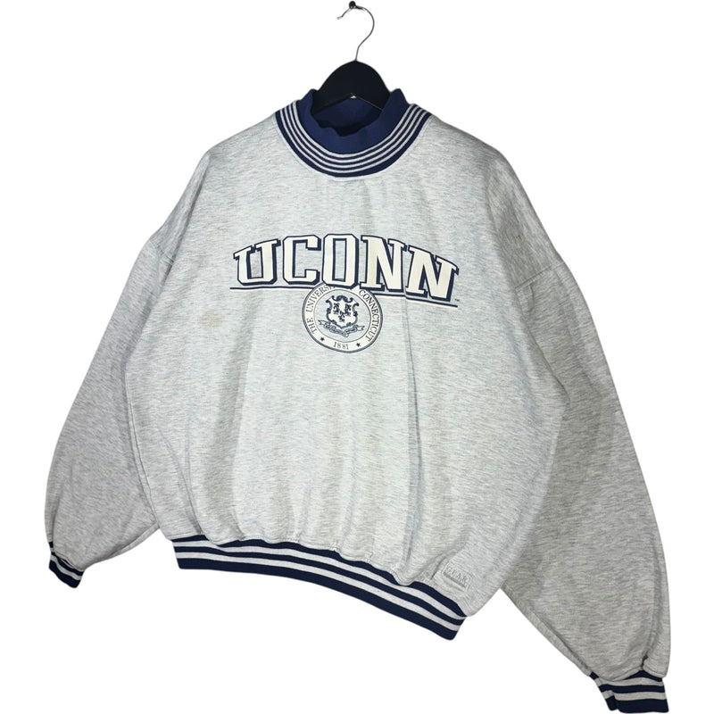 Vintage University Of Connecticut Mock Neck Crewneck