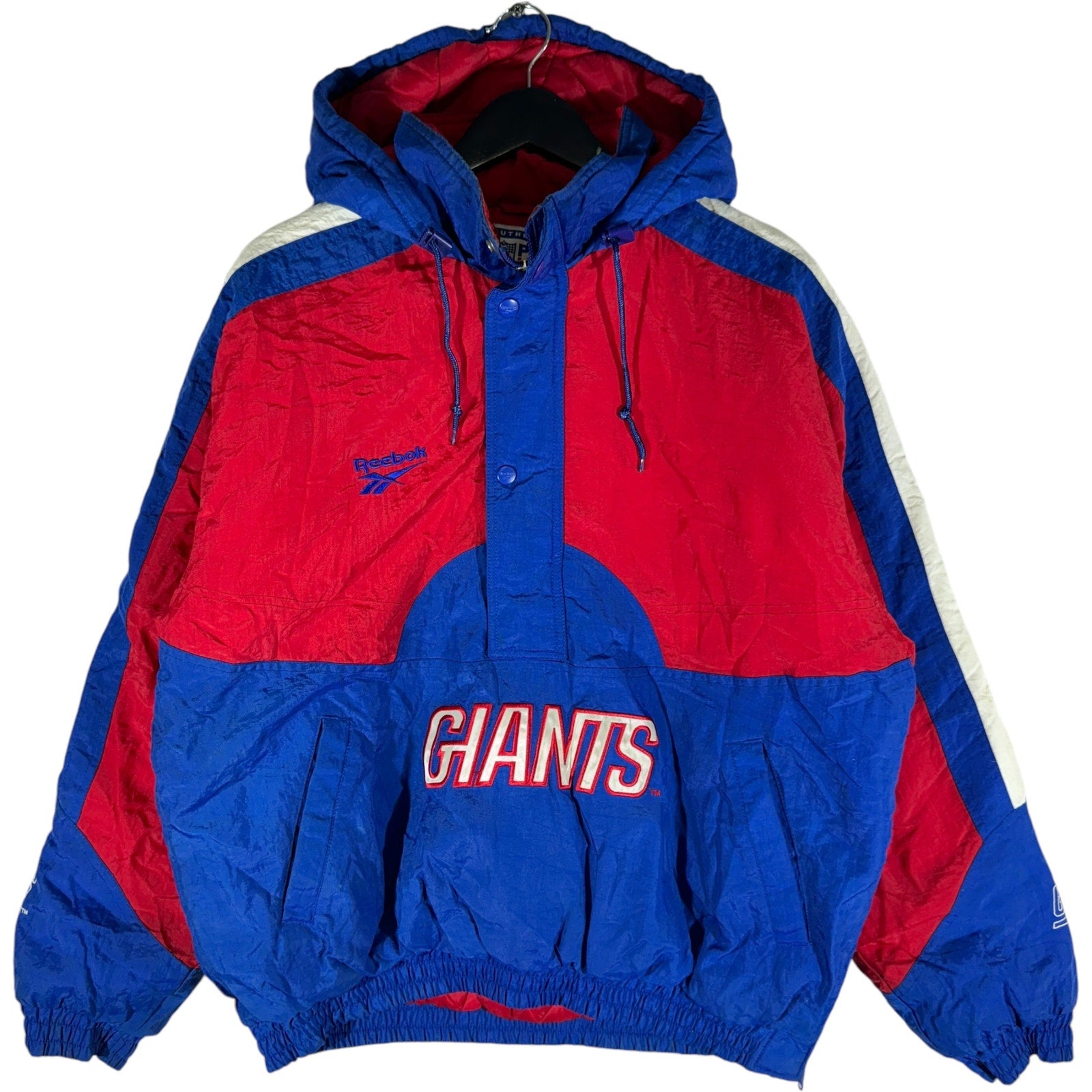 Vintage Reebok New York Giants NFL Anorak Jacket 90s