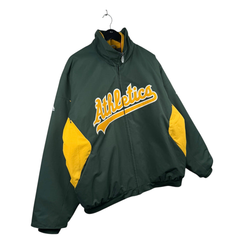Vintage MLB Majestic Athletics Full Zip Varsity Jacket