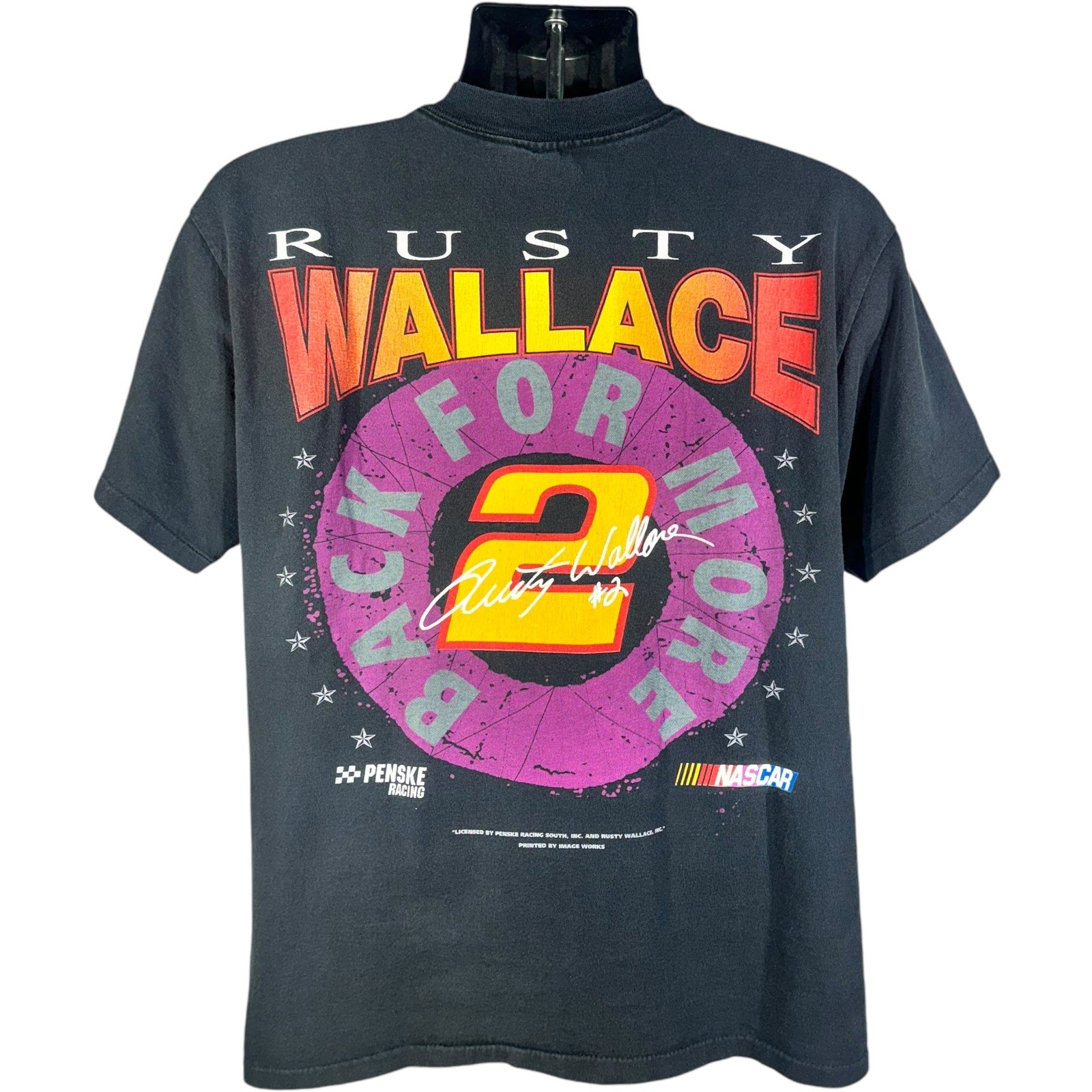 Vintage Rusty Wallace "Back For More" #2 NASCAR Tee