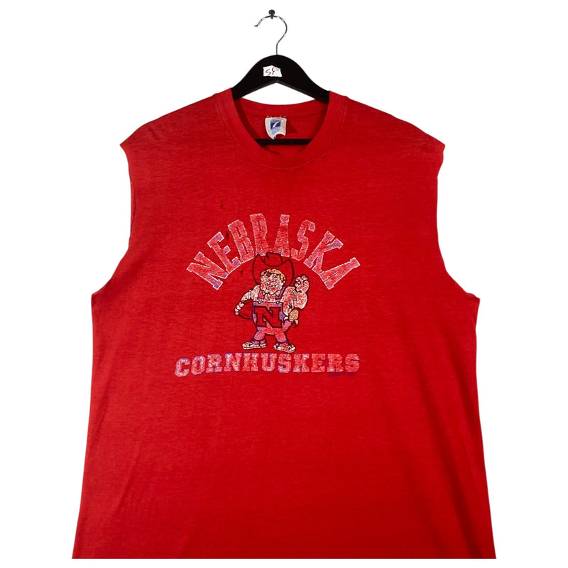 Vintage Logo 7 Nebraska Cornhuskers Tank Top