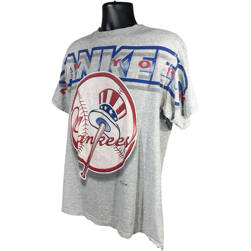 Vintage New York Yankees Logo Spellout MLB Tee