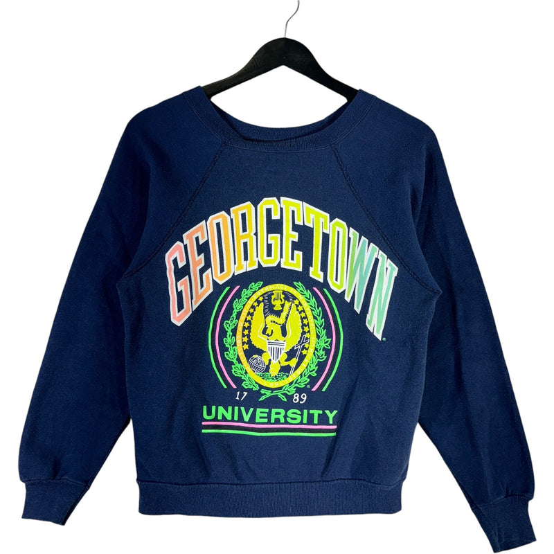 Vintage Georgetown University Spellout Crewneck