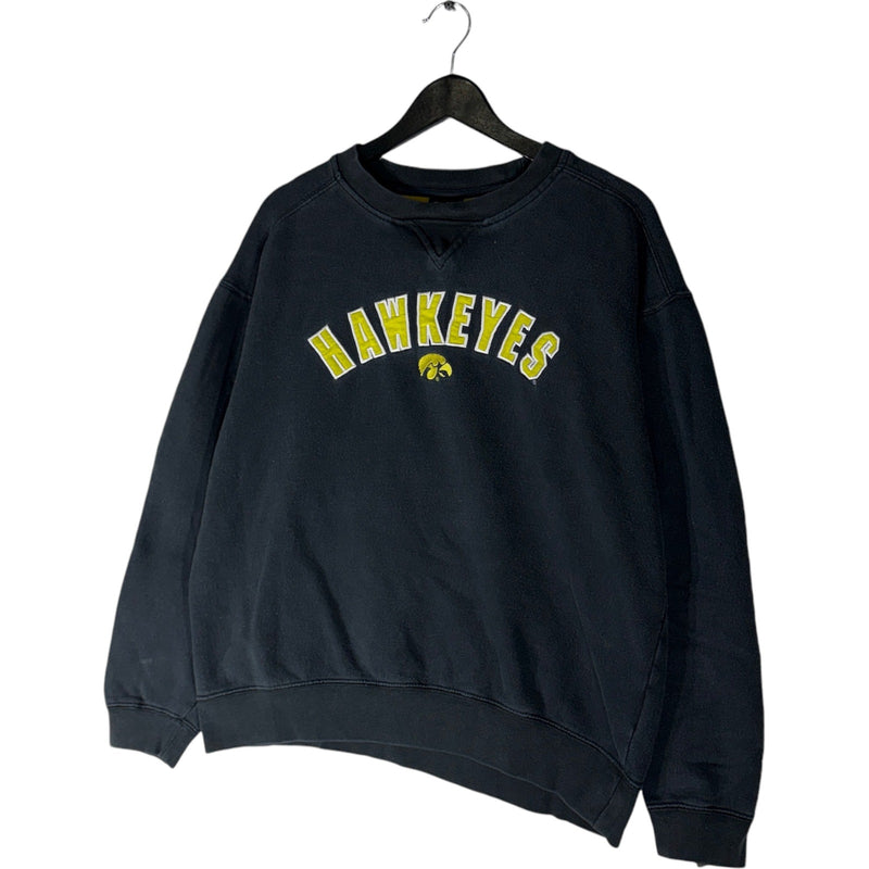 Vintage University of Iowa Hawkeyes Spellout Logo Crewneck