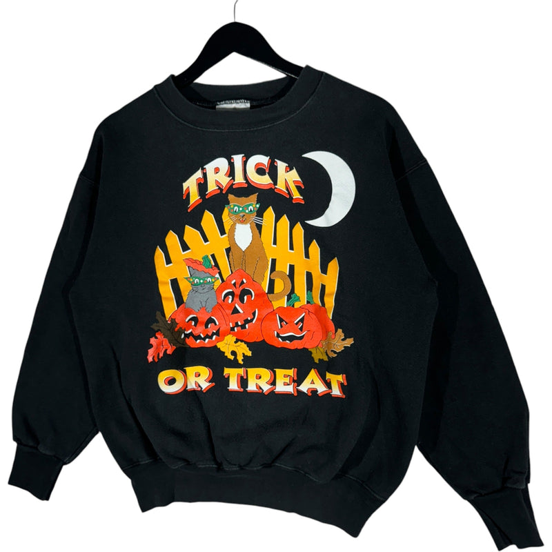 Vintage Trick Or Treat Halloween Crewneck