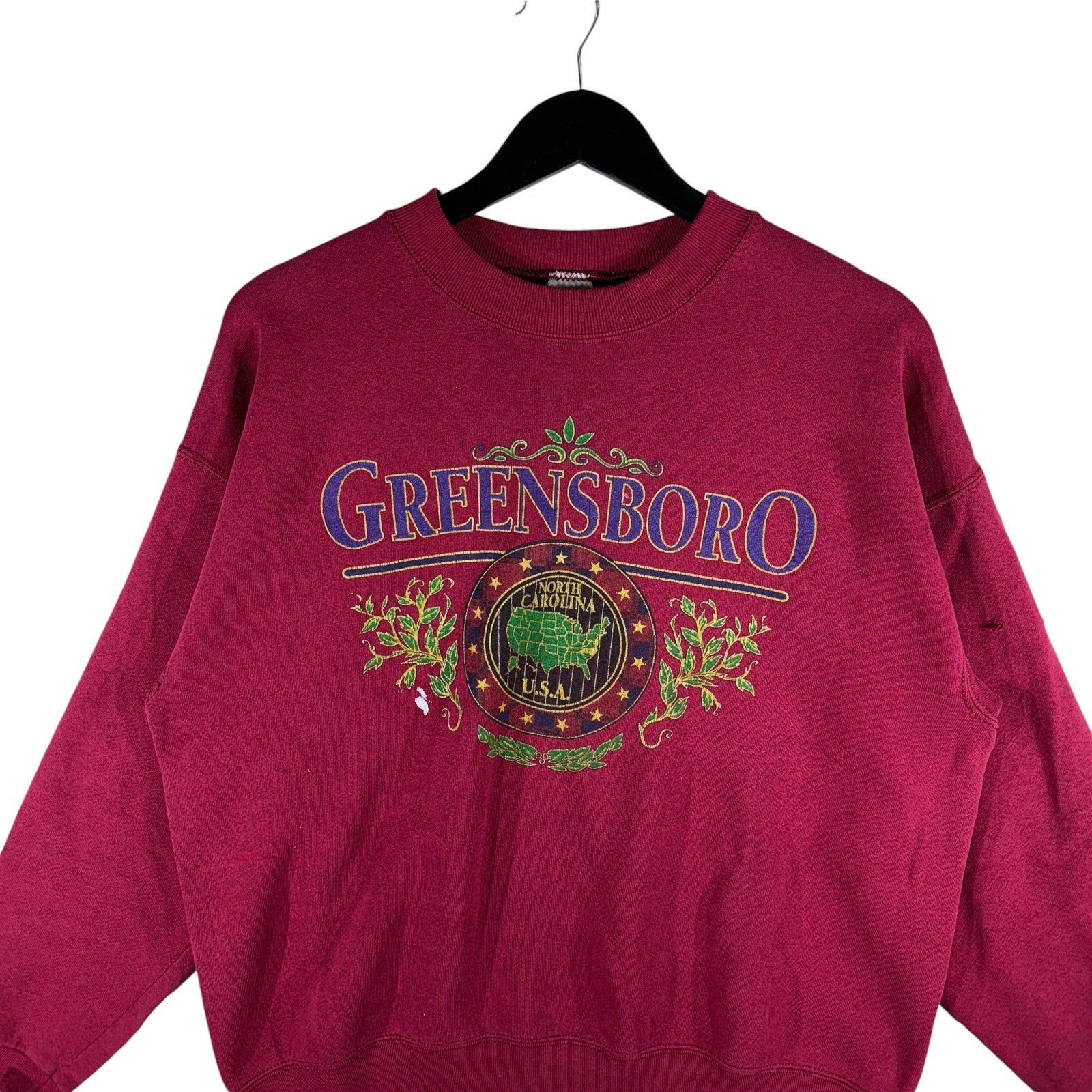 Vintage Greensboro North Carolina Souvenir Crewneck