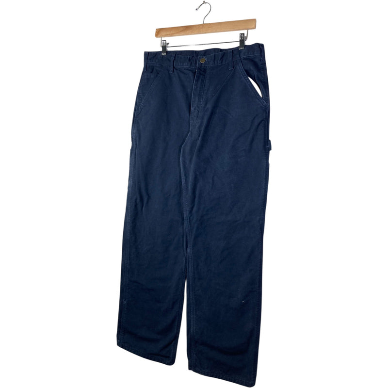Vintage Carhartt Carpenter Canvas Utility Work Pants 34