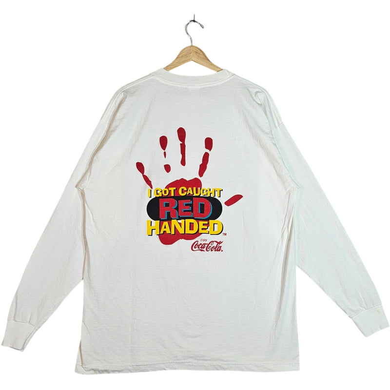 Vintage Coca-Cola "I Got Caught Red Handed" Long Sleeve