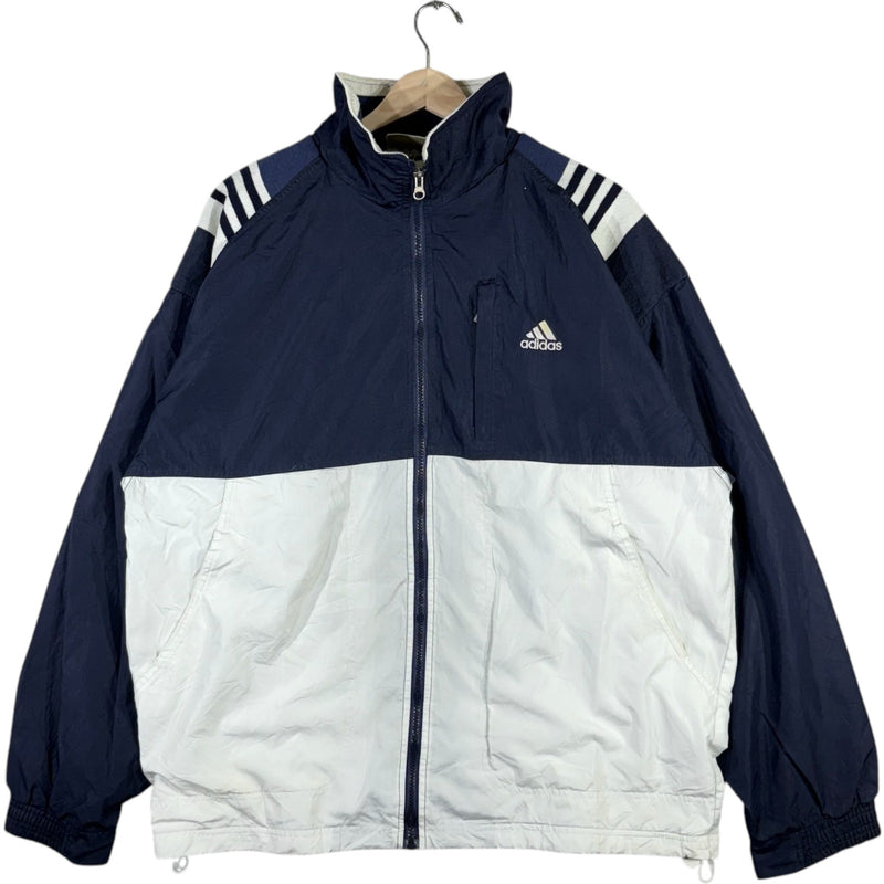 Vintage Adidas Mini Logo Color Block Windbreaker