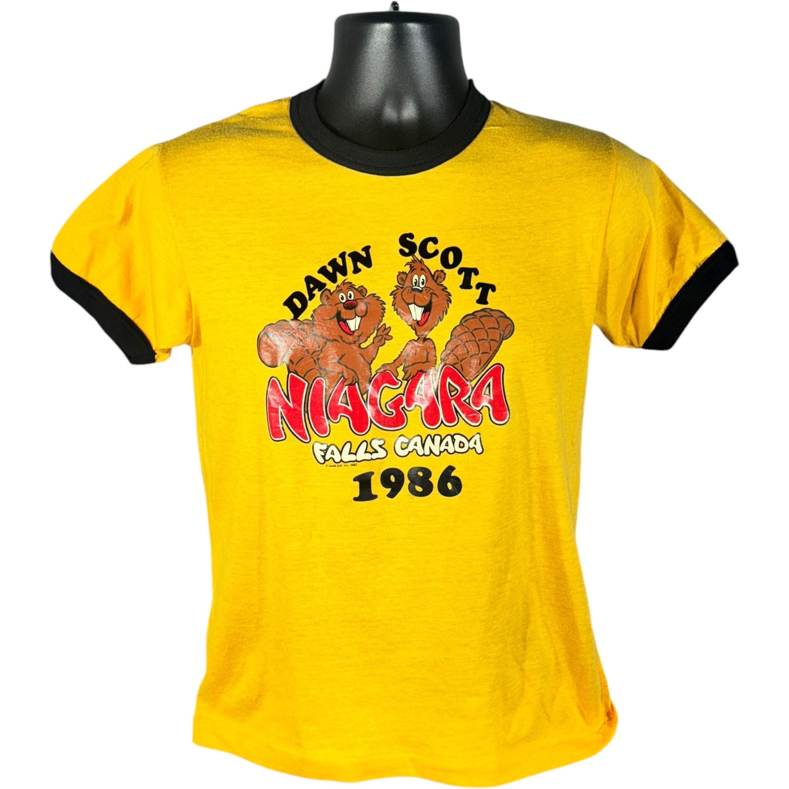 Vintage Niagara Falls Squirrel Souvenir Tee 1986