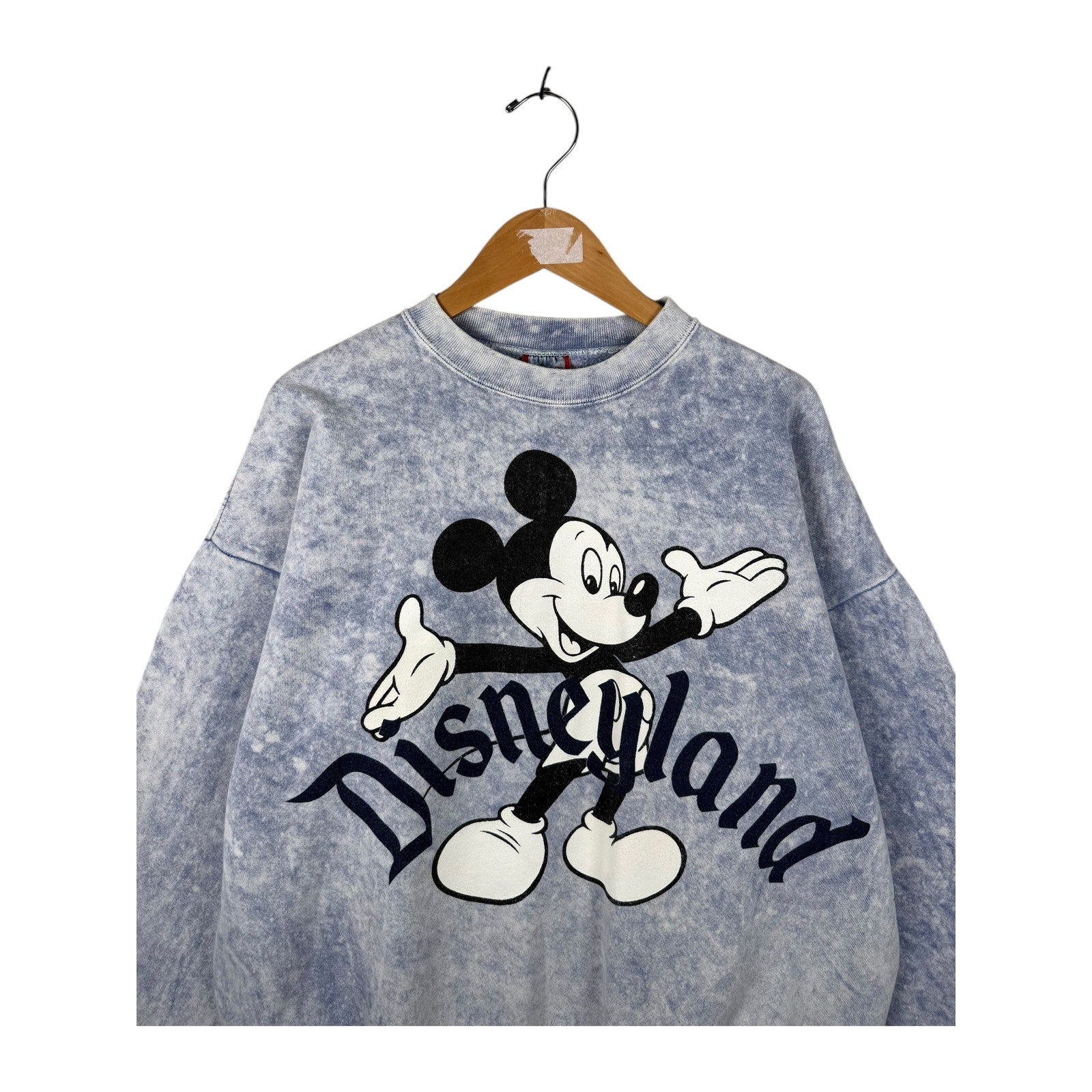 Vintage Disneyland Mickey Mouse Acid Wash Crewneck