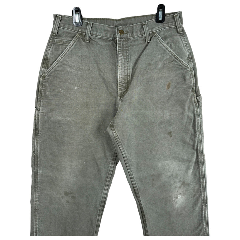 Vintage Carhartt Carpenter Canvas Work Pants 33