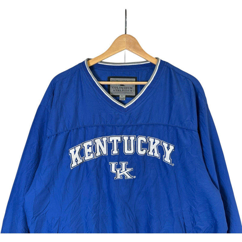 Vintage University Of Kentucky Spellout Pullover Windbreaker