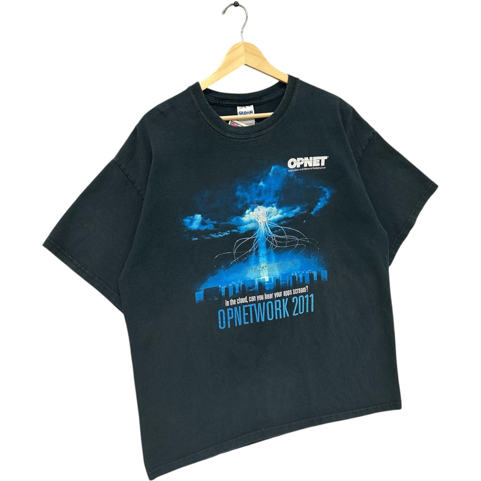 Vintage Opnetwork In The Cloud Double Sided Promo Tee