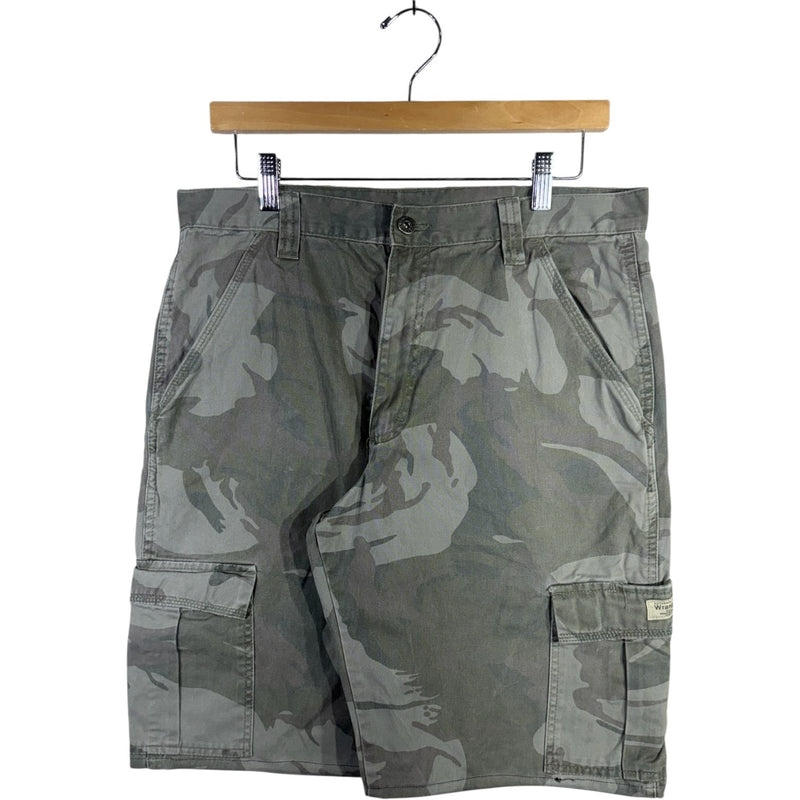 Vintage Wrangler Camouflage Cargo Shorts 32