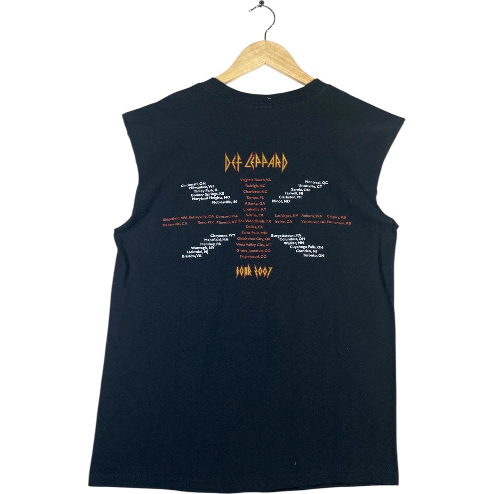 Vintage Def Leppard Rock Band Tank Top