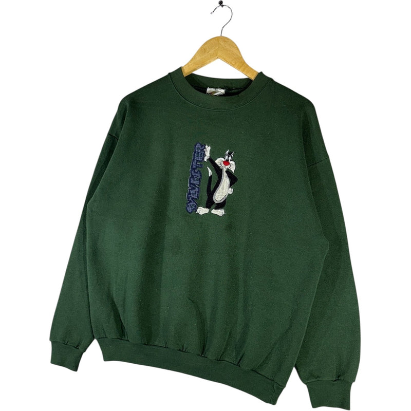 Vintage Looney Tunes Sylvester Embroidered Sweatshirt Crewneck