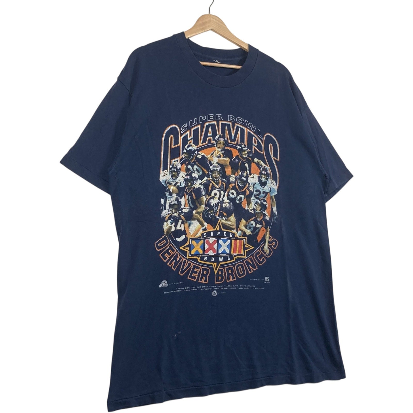 Vintage Denver Broncos Super Bowl Champions XXXII 1998 Tee