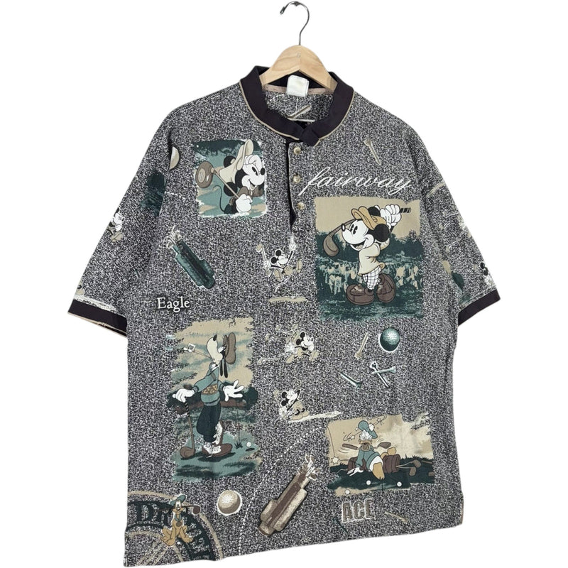 Vintage Mickey Mouse Golf Short Sleeve Polo