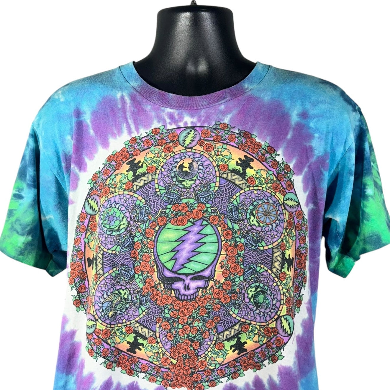 Vintage Grateful Dead Tie Dye Band Tee 90s