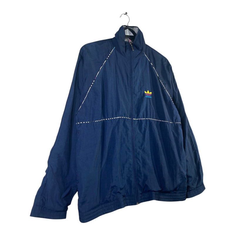 Vintage Adidas Rainbow Logo Windbreaker Jacket