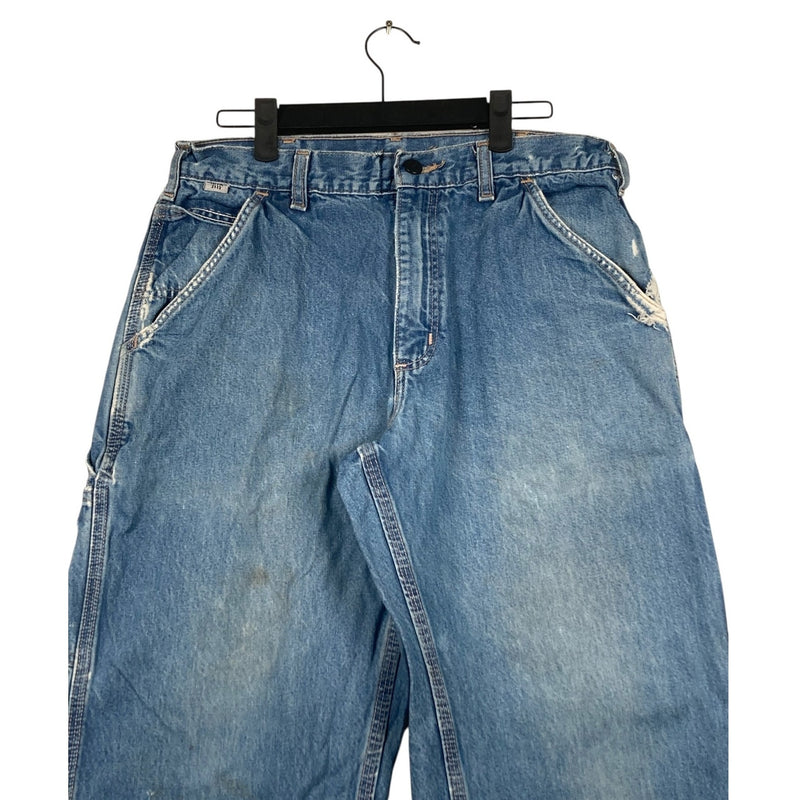 Vintage Carhartt Denim Carpenter Cut Off Shorts 32