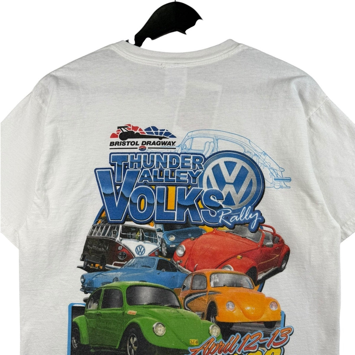 Vintage 2008 Thunder Valley Volks Rally Bristol Dragway Volkswagen T-Shirt