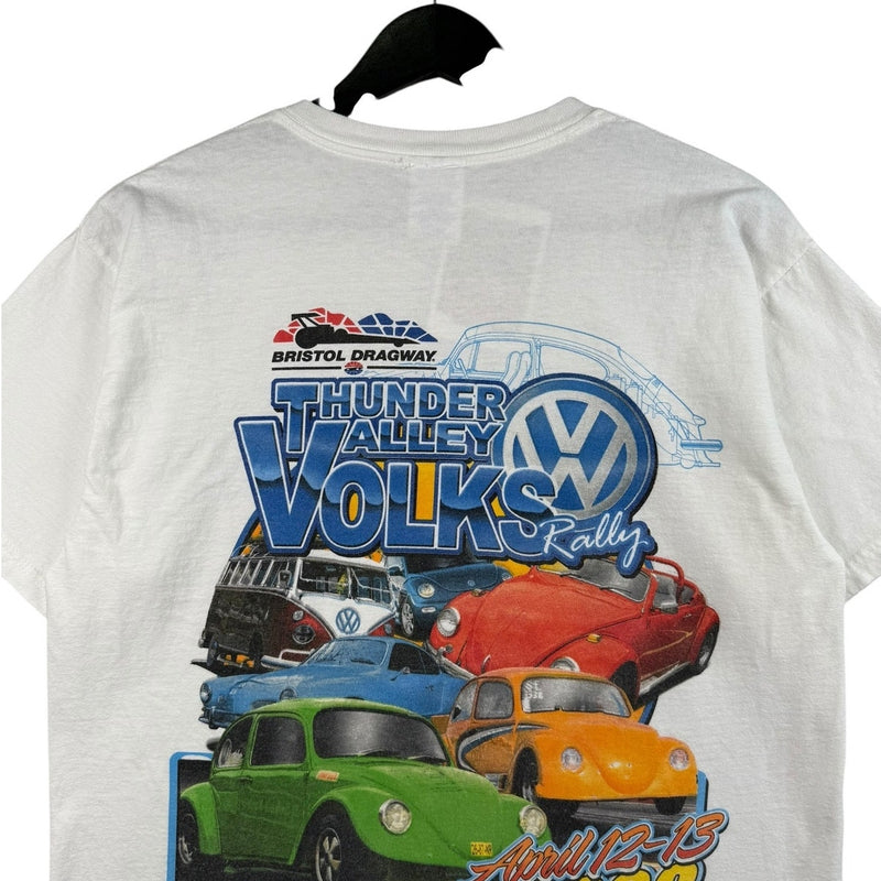Vintage 2008 Thunder Valley Volks Rally Bristol Dragway Volkswagen T-Shirt
