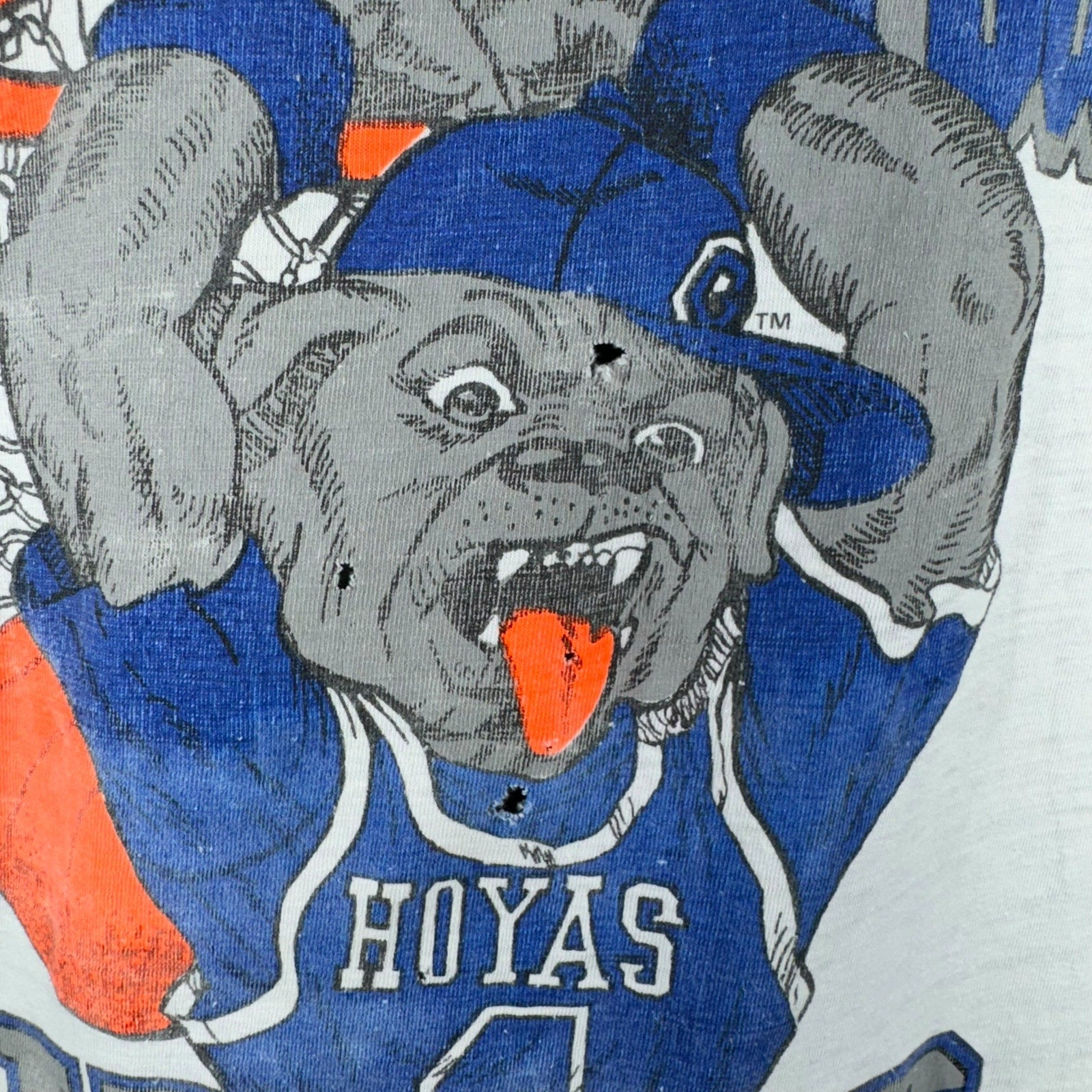 Vintage Georgetown University Hoyas Basketball Tee