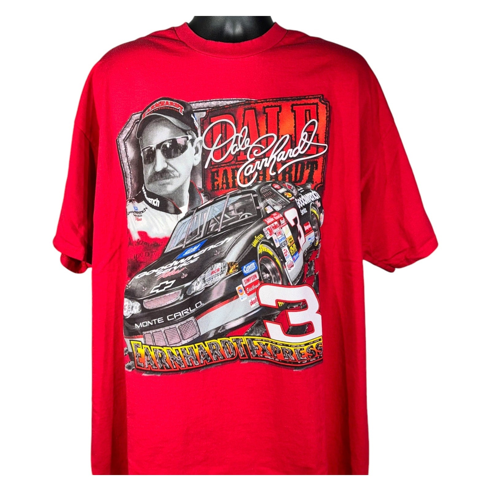 Vintage Chase Authentics Dale Earnhardt NASCAR Racing Tee