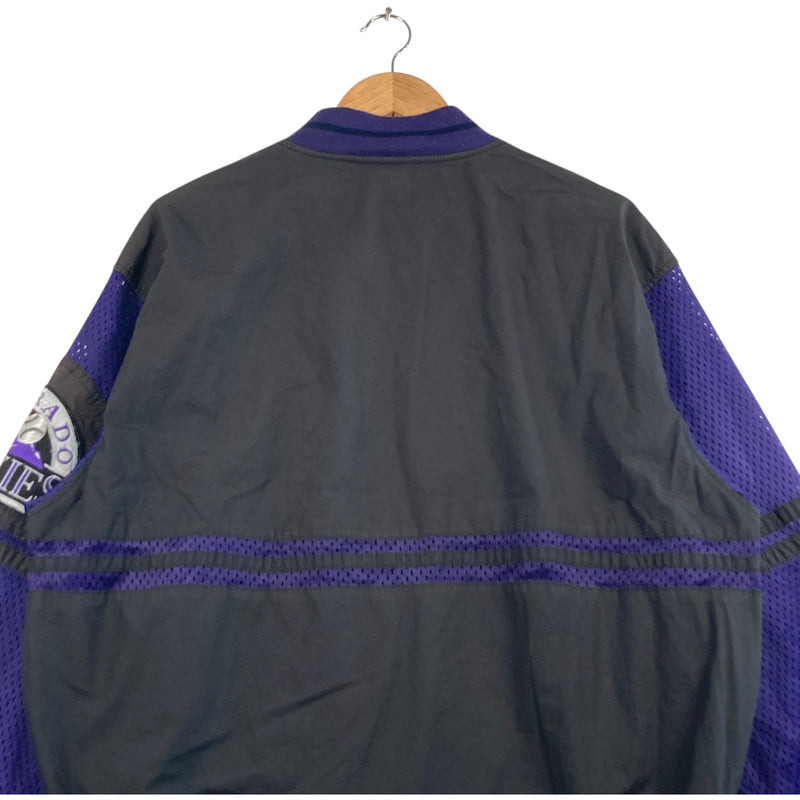Vintage Colorado Rockies Mini Logo MLB Light Jacket